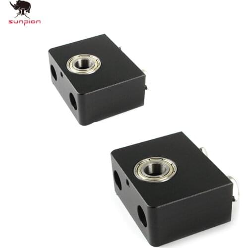 3D Printer Parts Aluminum Z-Axis Leadscrew Top Mount For Tornado CR10 ENDER 3 Ender 3 Pro Metal Z-Rod Bearing Holder BLUER 2pcs