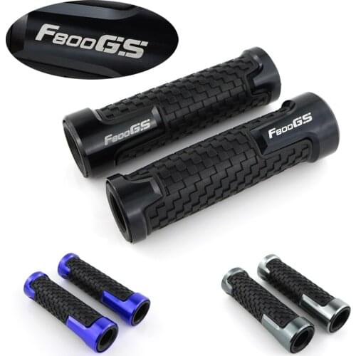 For BMW F800GS 2008 2009 2010 2011 2012 2013 2014 Motorcycle Handlebar Handle Grips CNC Aluminum None-Slip Rubber