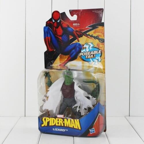6" 15cm Super Heroes The Avengers Spider-Man Spiderman Classic Heroes Lizard With Poseable Tail PVC Action Figure Gift