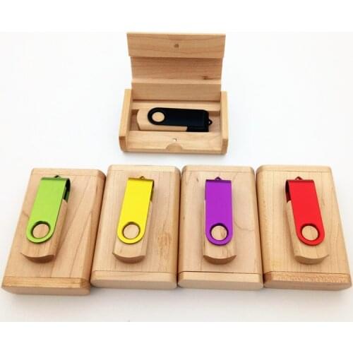 Custom Photography Personal Art Souvenir Wooden USB 2.0 4GB 8GB 16GB 32GB Flash Stick Pen Drive Wedding Gift (20pcs free logo)