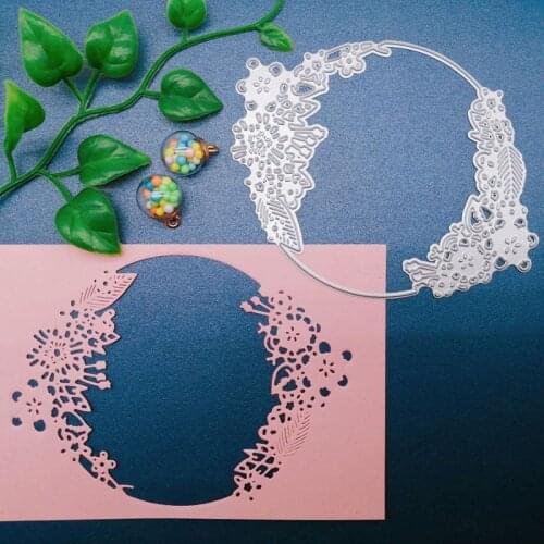 100*100mm Middle Hollow New Metal Cutting Dies for 2020 Scrapbook Paper Decoration Template Embossing DIY Paper New Card Craft