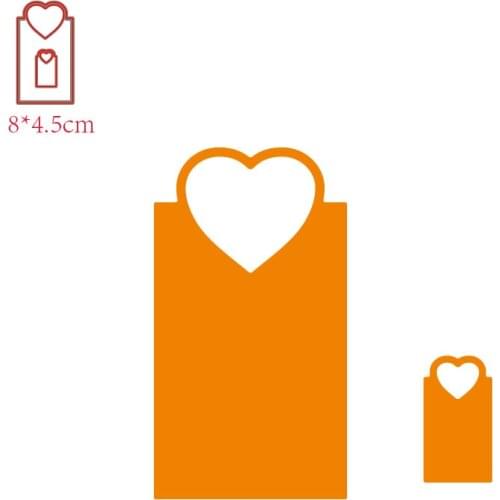 MISS VINTAGE 2021 New Arrival Heart Hanger Metal Cutting Die DIY Scrapbooking Craft Embossing Making Stencil Template