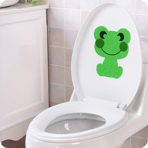 Cartoon Animal Bathroom Toilet Stickers Home Decoration Posters WC Washroom Wall Stickers Deodorization Odor Removal Wall Decals