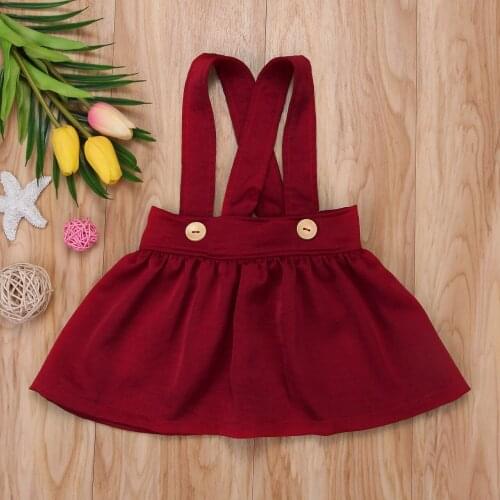 Newborn Infant Baby Girl Outfits Clothes Suspender Skirt Dress Party Cotton Tutu Short Sleeve Cotton