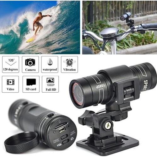 New Sports Camera Full HD 1080P Motorcycle Mountain Bike Bicycle Camera Helmet Action DVR Video Cam Motorcycle Camera Recorder