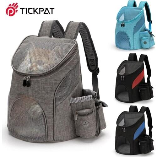 New Portable Mesh Dog Bag Breathable Dog Backpack Foldable Large Capacity Cat Carrying Bag Portable Outdoor Travel Pet Carrier