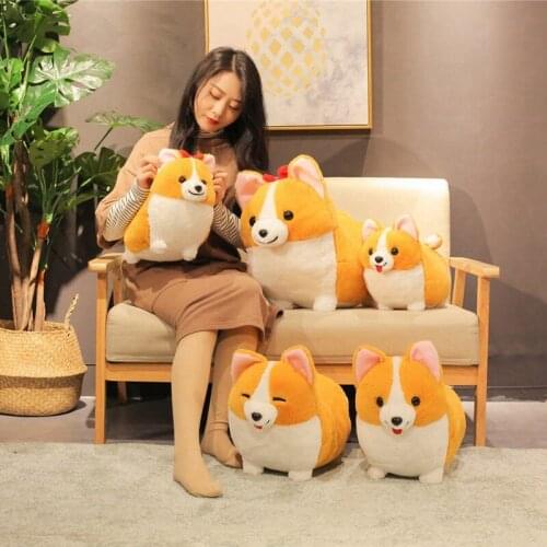 Shiba Plush Toy Stuffed Dog Doll Cartoon Soft Pillow Lovely Christmas Gift for Kids Kawaii Valentine Present Home Decor