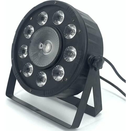 Wireless Remote Control LED Flat Par 9x10W+30W RGB Lighting For Decoration Birthday Party Club DJ Stage LED Fast Shipping