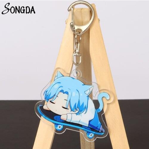 SK8 the Infinity Acrylic Keychain Anime Reki Kyan Langa Hasegawa Cherry Blossom Key Chains for Kids Friends Car Bag Keyring Gift