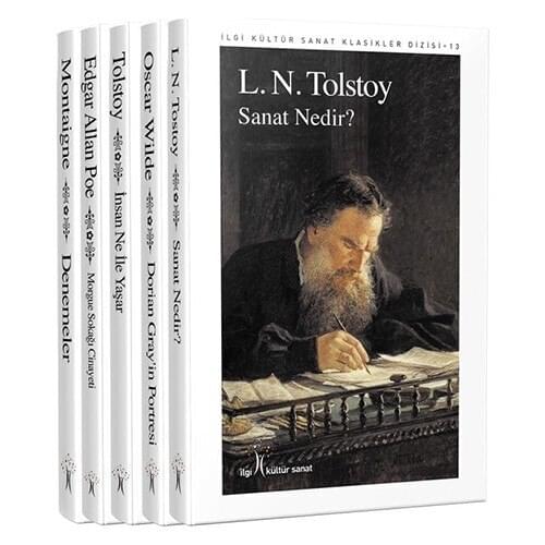 World Classic Set-4 (5 Book)-Turkish Lev Nikolayevich Tolstoy ART? DORIAN GRAY'İN PORTRESİ TRIALS HUMAN EXPERIENCES WITH WHAT
