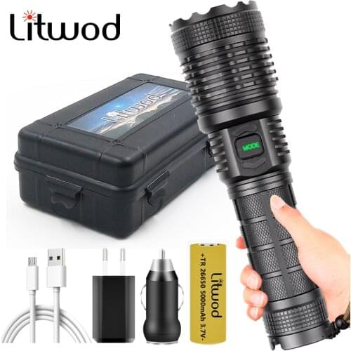 XHP70.2 4-core Powerful Led Flashlight USB Rechargeable Powerbank Battery Flash Light Torch Aluminum Zoomable Waterproof Lantern