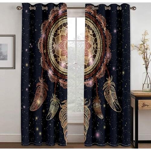 Valance Curtains for Kitchen Bedroom Living Room Dreamcatcher Decoration Space Divider Window Designer Custom Luxury Modern