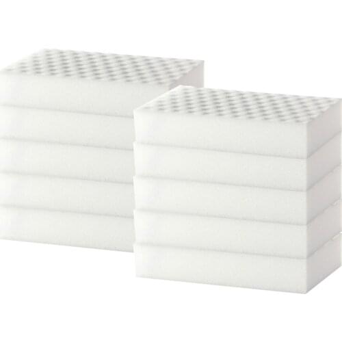 10Pcs/Lot Magic Cleaning Sponge For Kitchen Bathroom Dish Car Furniture Cleaning Tools Decontamination Wipe Sponges Eraser
