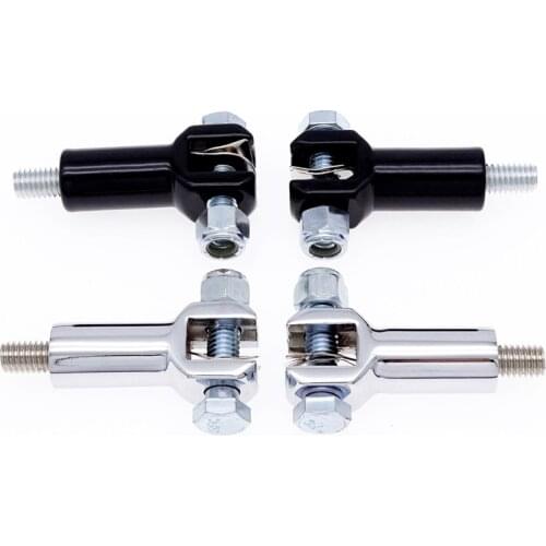 2pcs 2.25 Inch Motorcycle Passenger Foot Pegs Support Mount for Harley Softail 2000-2006 Footrest Pedals Bracket Kit Accessories