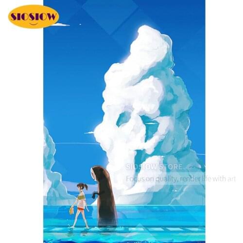 5D DIY Diamond Painting Cartoons My Neighbor Totoro Figure Full Round Square 3D Diamond Embroidery Cross Stitch Decor Room Home