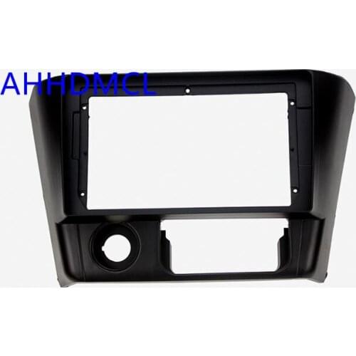 Car Fascia Navigation Fascias Dash Frame Kit For 9" Universal Android Multimedia Player For Mitsubishi Lancer 2006 2007 ~2015