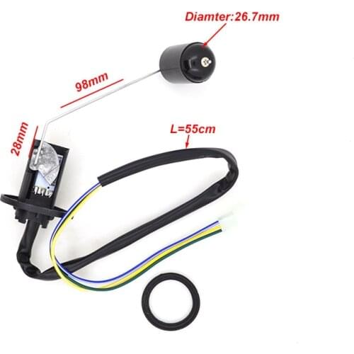 2088 Motorcycle Fuel Level Sensor Gasoline Tank Sensor Oil Float Fuel Gauge Unit For Imitated Yamah ZY125 Spare Parts