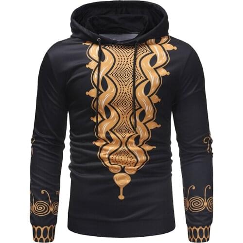 Mens Hipster African Dashiki Hooded Sweatshirt 2020 Brand New Tribal Ethnic Hoodies Men Hip Hop Streetwear Hoodie Tracksuit Male