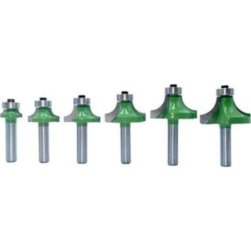 1pc 8mm Corner Round Over Router Bit with Bearing for Wood Woodworking Tool Tungsten Carbide Milling Cutter MC02022