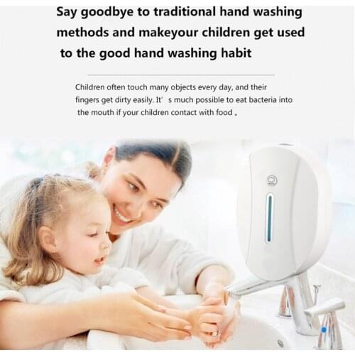 550ml Induction Foam Soap Dispenser Wall Mounted Manual Soap Dispenser Home Bathroom Shower Gel Liquid Shampoo Dispenser Holder