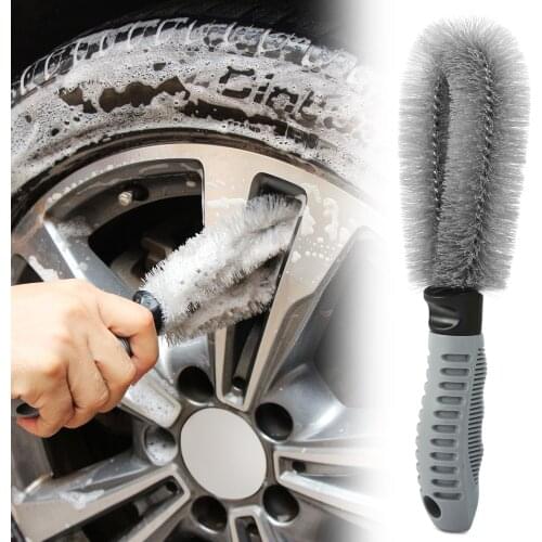 Car Washing Cleaning tool Wheel Tire Rim Scrub Brush Car Brush Tool for Volkswagen VW Golf 4 6 7 GTI Tiguan Passat B5 B6 B7 CC