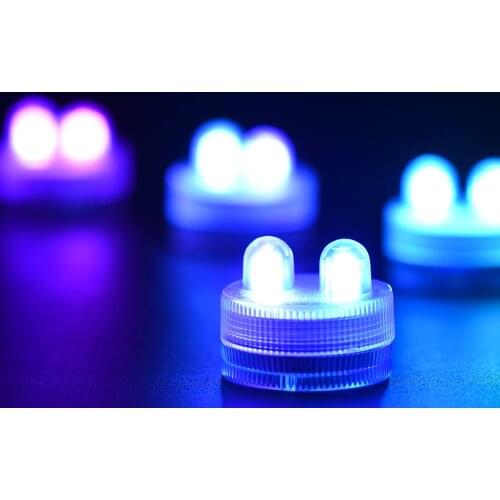 China Wholesale Included Coin Batteries Waterproof Wedding Centerpiece Submersible Mini led Party Lights For Crafts