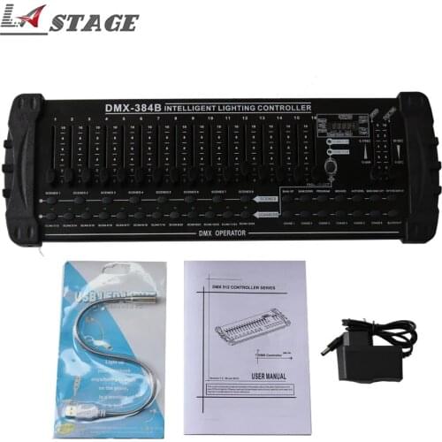 Free Shipping New Special 384 Dmx Controller Stage Lights Dmx Console Professional DJ Equipment Dj Controller