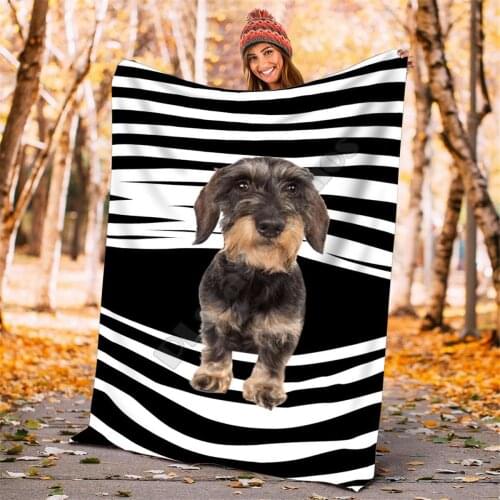 Corgi blanket 3D full printed Wearable Blanket Adults For Kids Warm Sherpa Blanket Drop Shipping 04