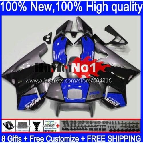 Body For HONDA blue glossy NSR250R NS250 NSR 250 NSR 250R 1988 1989 131MC.198 MC16 MC18 PGM2 NSR250 R RR NSR250RR 88 89 Fairing
