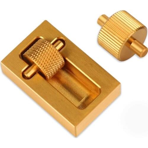 Leather Edge Roller Oil Box with 2 Brass Rollers,Edge Dye Box Leathercraft Small Size Leather Edge Roller Applicator