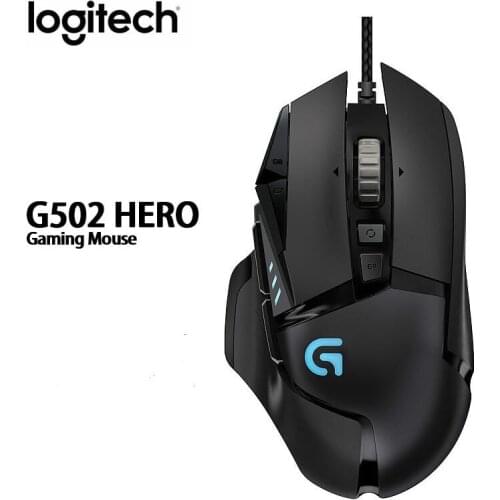 Logitech G502 HERO / G502 HERO WIRELESS Gaming Mouse Professional Full line upgrade Hero engine 16000DPI RGB glare