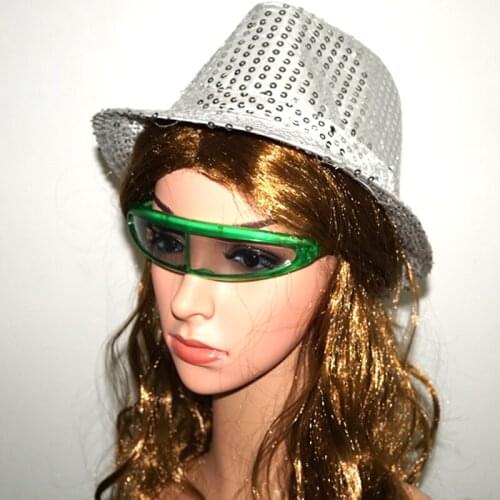 3PCS 2018 NEW Flashing LED Light Up space glasses Luminous Rave Night Christmas Activities Wedding Birthday Party Decoration