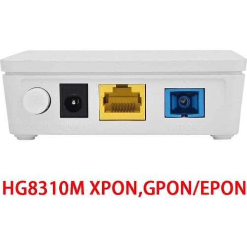 New Fiber Optic Gpon ONU HG8310M Ftth HG8010H Ont Router 1GE With Power EPON ONU
