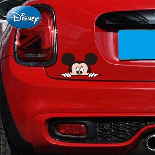Disney Simple Anti-scratch Anti-scratch Car Sticker Cute Cartoon Print Personality Mickey Minnie Side Door Sticker