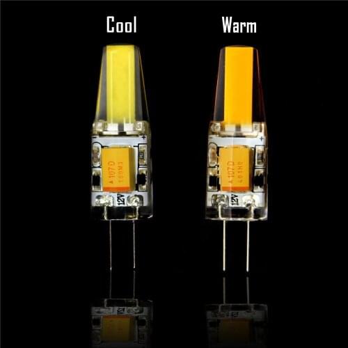 6pcs/lot new led lamp G4 COB 12V LED Bulbs 3W 6W AC12V LED G4 COB lamp Replace for Crystal LED Light Bulb Spotlight Warm Cold W
