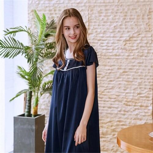 Loose sleepwear womens summer comfortable Nightwear household clothes can be wholesale simple Nightgown ночная рубашка 2020