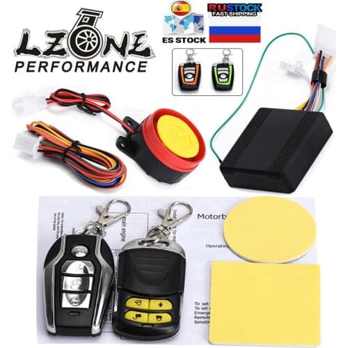 Universal Scooter Motorcycle Anti-theft Security Alarm System Engine Start Remote Control Key JR-BJQ01/02