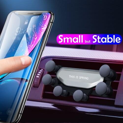 Air Vent Adjustable Gravity Car Phone Holder for IPhone Mobile Phone Holder Car Support for Car Accesories