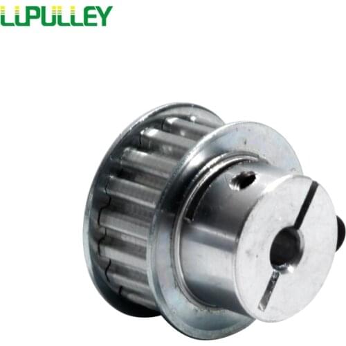 LUPULLEY XL15T Aluminum Alloy Clamp Type Timing Pulley 3D Printer Parts XL 15 T Clamping Pulley Width 11mm Bore Dia 5/6/6.35/7/8