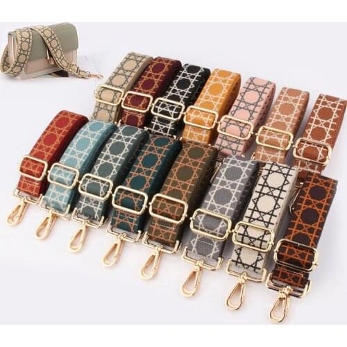 Nylon Bag Strap Women Shoulder Crossbody Bag Belt Colorful Wide Strap Bag Part Accessories Female Messenger Bag Strap Handle