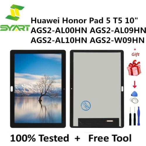 LCD For Huawei Honor Pad 5 T5-10 AGS2-W09HN AGS2-AL00HN LCD Display with Touch Screen Digitizer Panel Glass Assembly