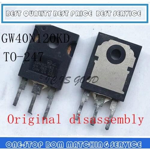 2PCS-10PCS STGW40N120KD GW40N120KD 40A 1200V TO-247 Original disassembly