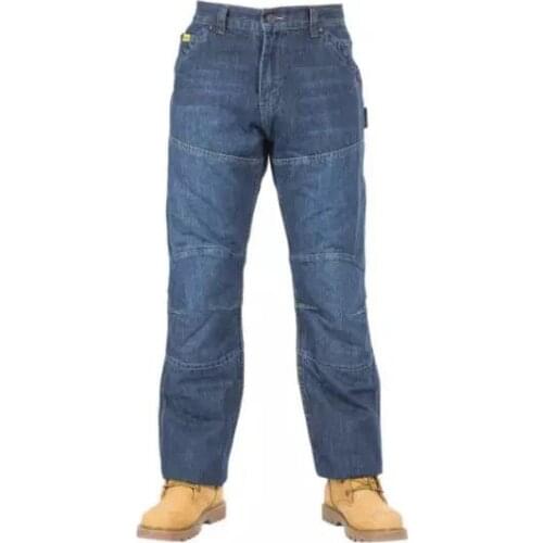 2017kj-919 Motorcycle Ride biker Trousers tilt Locomotive pants male straight jeans four seasons Knight pants