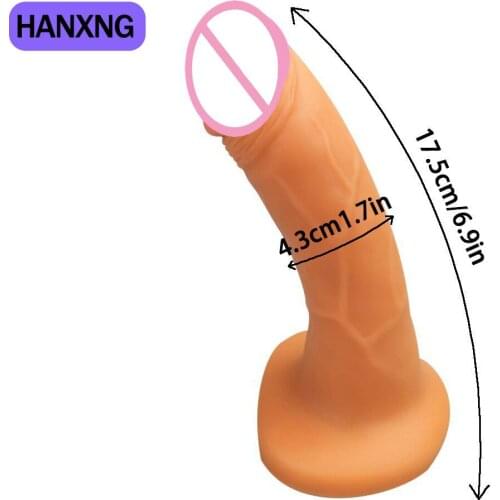 4.3cm Huge Dildofor Women Erotic Toys For Female Male Masturbation Dildos G-spot Orgasm Faloimetor For Women Anal Plug Sex shop