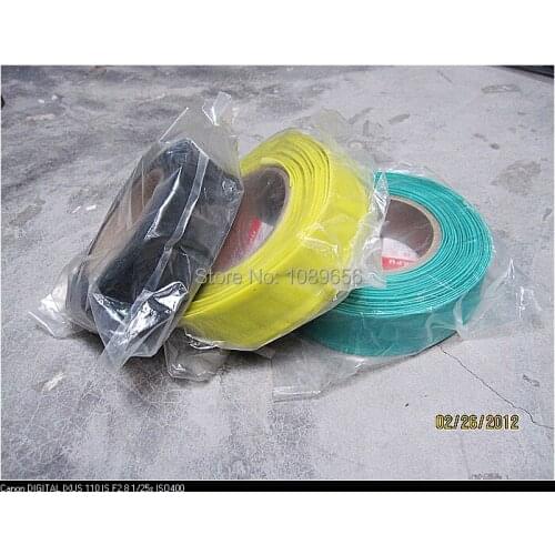 40MM Heat shrinkable tube heat shrink tubing Insulation casing 25m a reel red green yellow black bule