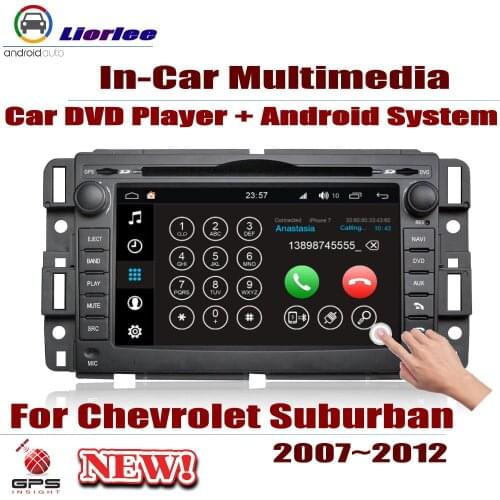 For Chevrolet Suburban 2007-2012 Car Android DVD GPS Player Navigation System HD Screen Radio Stereo Integrated Multimedia