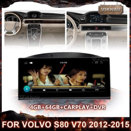 8.8 Inch For Volvo S80 V70 2012-2015 car multimedia Player video system GPS navigation radio Android 9.0 HD Screen 2 din
