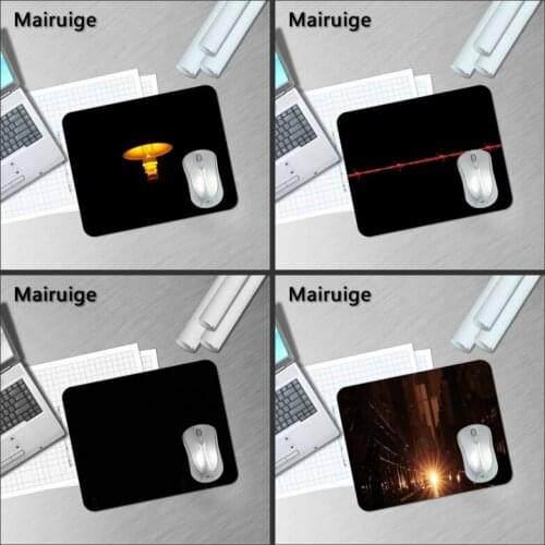 Mairuige big promotion laptop mouse pad black background small size 180 * 220 2mm