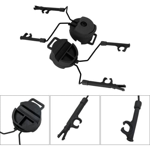 ARC Rail Adapter for Peltor Comtac Electronic Tactical Headset, COMTAC I II III IV Helmet Headphone Accessories