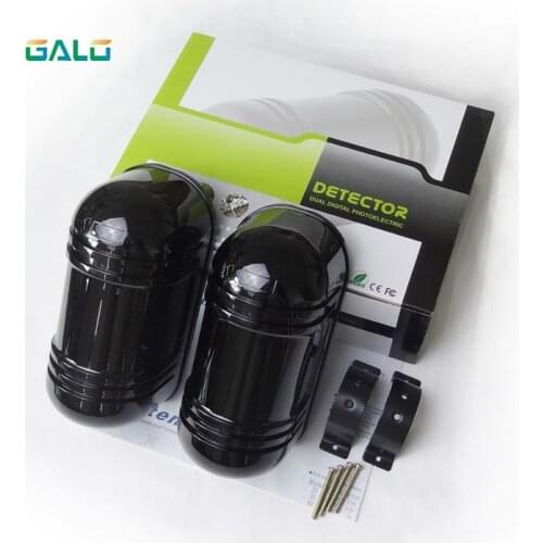 GALO waterproof LED indicator photoelectric IR two beams detector Outdoor Sensor Infrared Barrier Detector